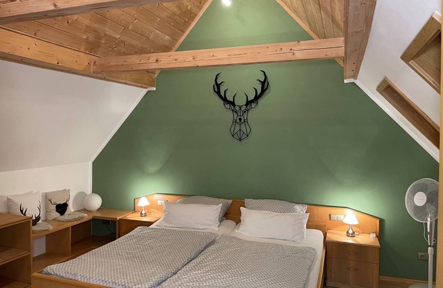 Appartement bien équipé avec un balcon couvert
