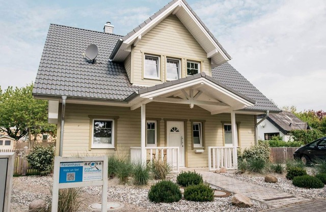 Chalet 5 * avec jardin bien entretenu, sauna, cheminée et Wi-Fi pour 6 personnes