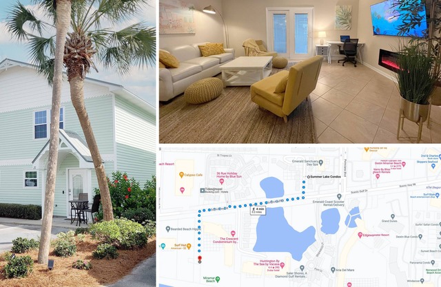 Half-duplex 4 min walk from the beach · Free Cruise Tix · Pool · Pets welcome!