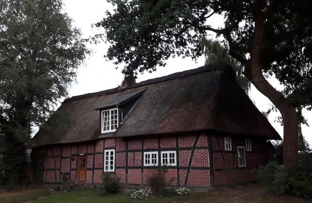 Maison à colombages près de Teufelsmoor entre Hambourg et Brême