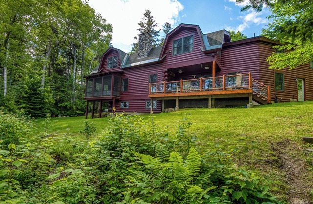 Salles sur Mooselookmeguntic - Belle maison en bois rond sur le lac Mooselookmeguntic