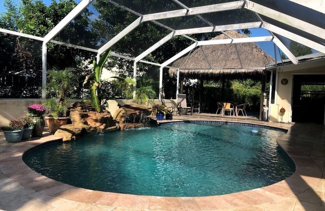Hamilton House, Miami - Oasis tropicale / Piscine / Tiki / 20 personnes