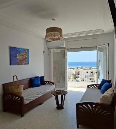 Hammamet nord salon et deux chambres