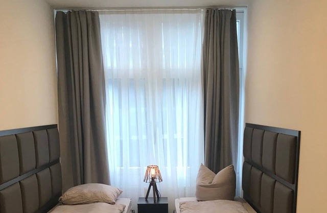 APPARTEMENTS HARBOUR au cœur de Karlsruhe. Arrivée. sa maison.