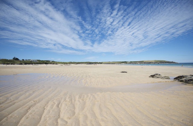 Harlyn Bay, Padstow Yards, de la famille aux chiens acceptant la plage WiFi magnifique emplacement
