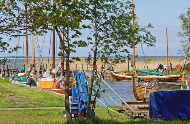 Péniche à Barth sur le Barther Bodden