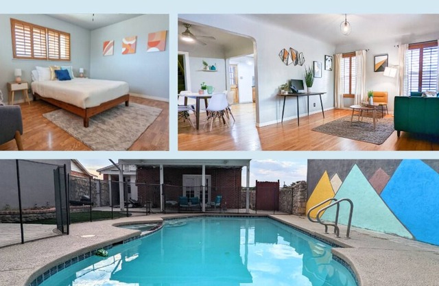 Heated Pool ❤️Central, Safe Area → Family Approved