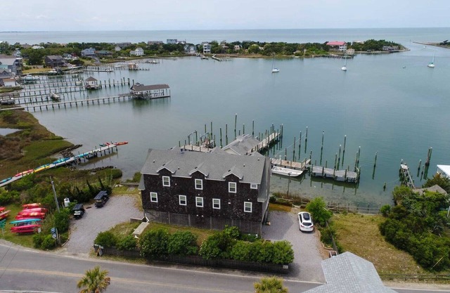 Heaven on Ocracoke: Expansive views of the harbor