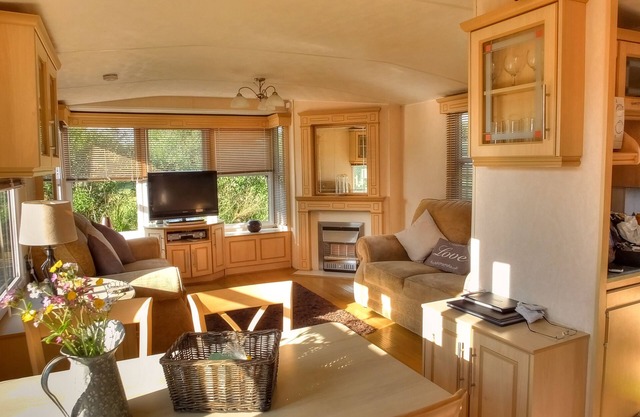 Chalet Helyg Bach niché sur la pointe de la magnifique péninsule de Llyn