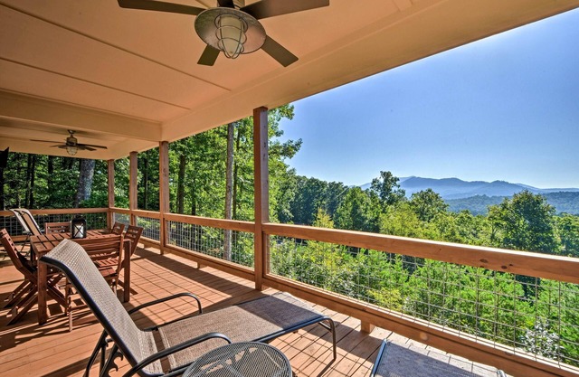 NOUVEAU! Hiawassee Home w / Vues <1 Mi au lac Chatuge