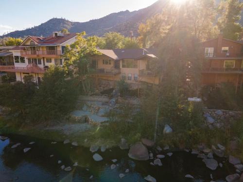 Hideaway Riverfront Cabin in Kernville with Universal EV Charger