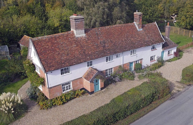 Hill Farm House is a half-timbered farmhouse with quirky features