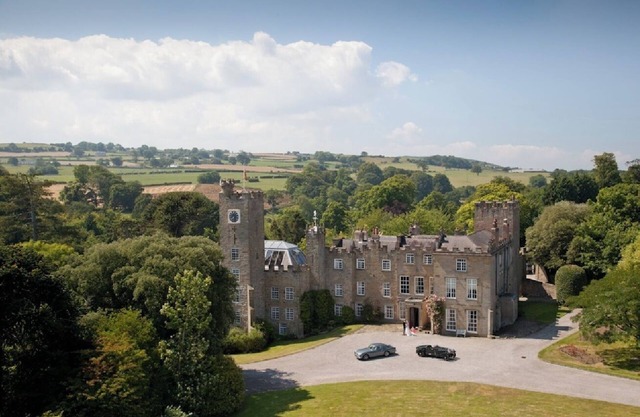 Château historique sur la côte nord du pays de Galles