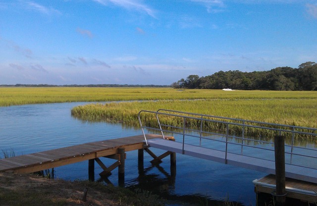 Plantation historique de front de mer de Charleston près du centre-ville