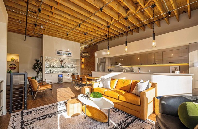 Historic Elegance with Balcony Downtown View