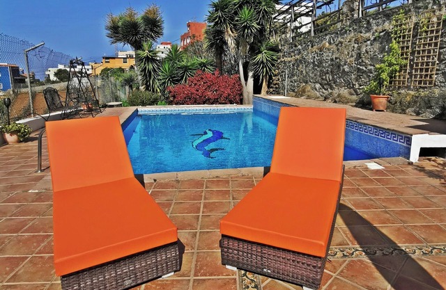 Finca historique avec vue mer et Teide, piscine privée + barbecue, un petit bijou