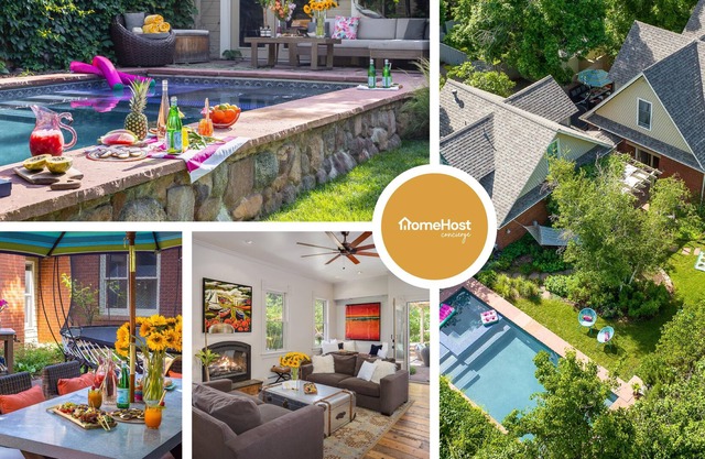 Historic Gem With Pool, Stunning Garden & Mountain Views, Near Pearl St Mall
