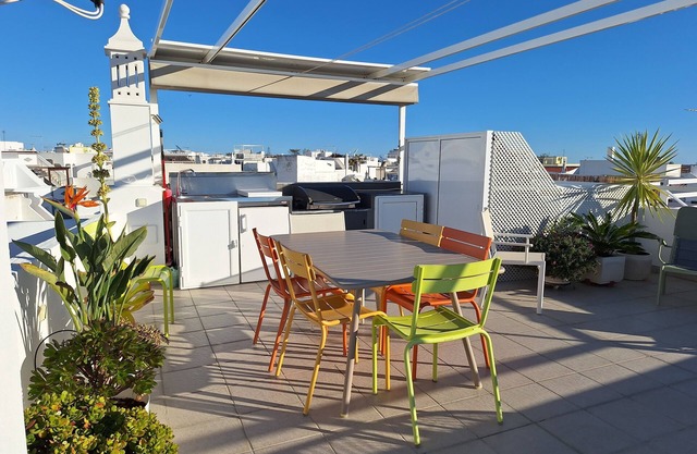 Olhão Roof Top Cœur historique, vue mer panoramique à 360°.