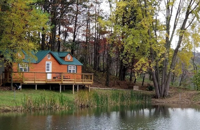 Hocking Hills-Pet friendly cabine avec étang privé