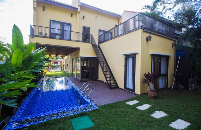 Hoi An☀ Lune An Bang☀ Chemin privé vers la plage, parfait pour les groupes de 6 à 8 personnes
