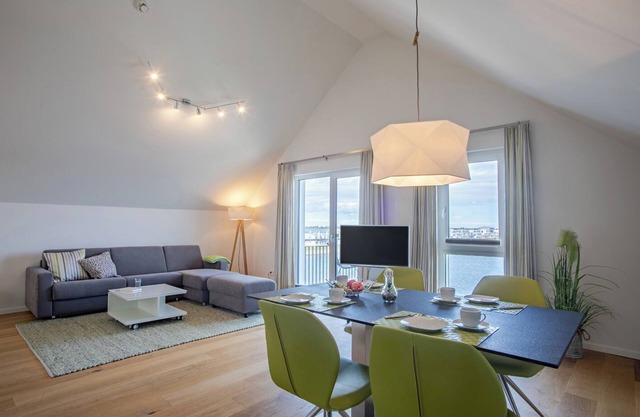 Appartement de vacances "Reeders Topp by Seeblick Ferien" avec vue sur le port