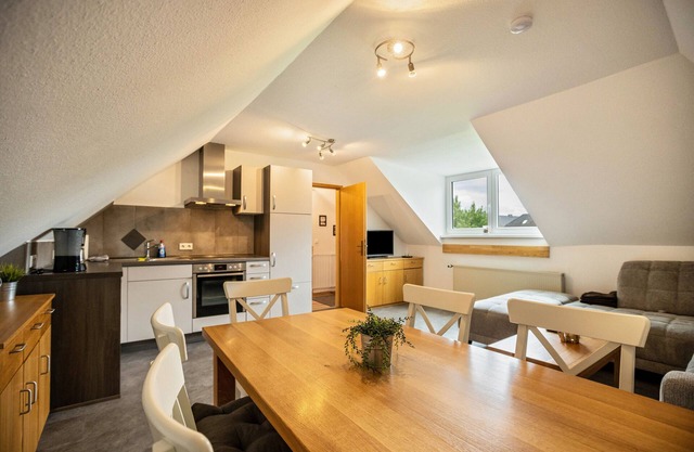 Appartement de vacances 'Nordsee Ferienwohnung Möwe' avec jardin et Wi-Fi.