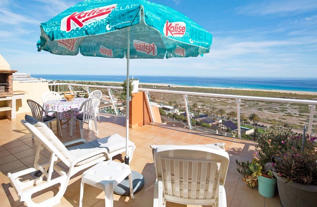 Holiday Apartment "Mirador Balcón De Jandía 1" with Sea View, Private Terrace & Wi-Fi