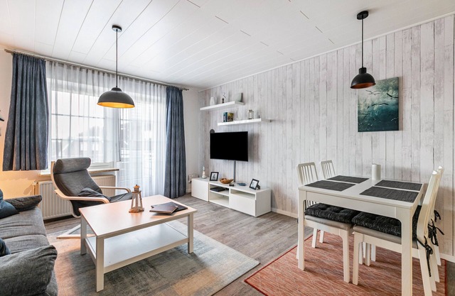 Appartement 'Ferienwohnung Silbermöwe' avec balcon et Wi-Fi