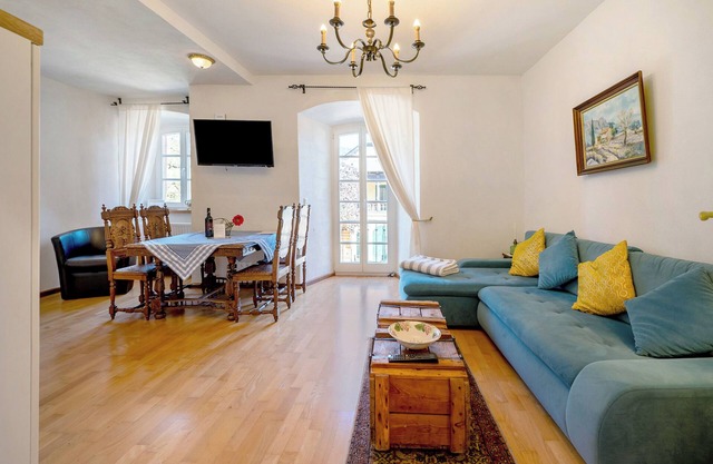 Appartement 'Schatztruhe - Ferienwohnung' avec vue sur les montagnes, terrasse partagée et Wi-Fi