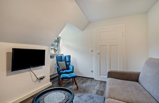 Appartement de vacances "Am Wald Dachgeschoss" avec terrasses partagées, jardin partagé et Wi-Fi