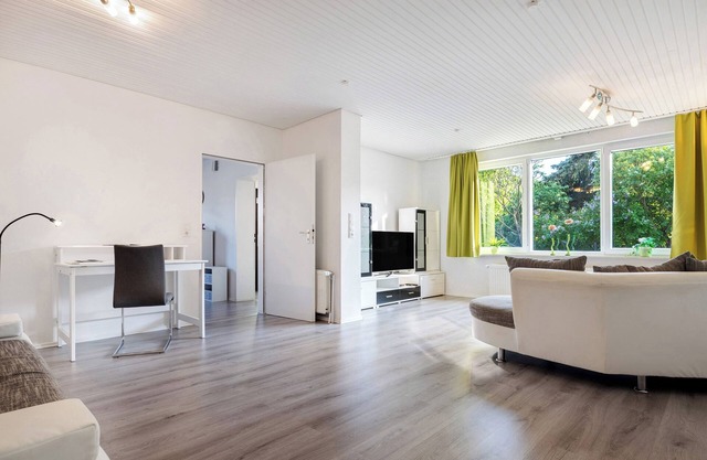Appartement "Am Fährhafen" avec jardin privé et Wi-Fi