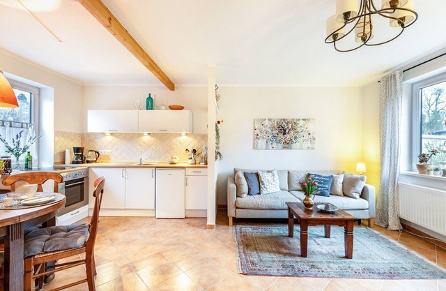 Appartement de vacances "An Der Schlei" avec terrasse privée, jardin et Wi-Fi.