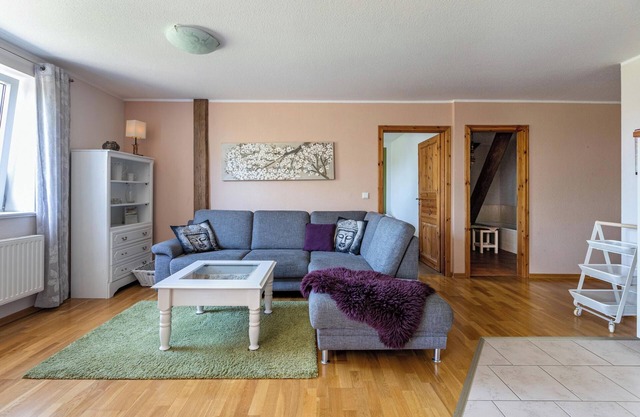 Appartement de vacances "Denkerhof Deichblick" avec balcon, jardin partagé et Wi-Fi