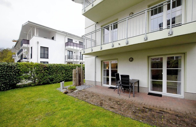 Appartement de vacances "Strandferienwohnung" avec terrasse privée, jardin privé et Wi-Fi