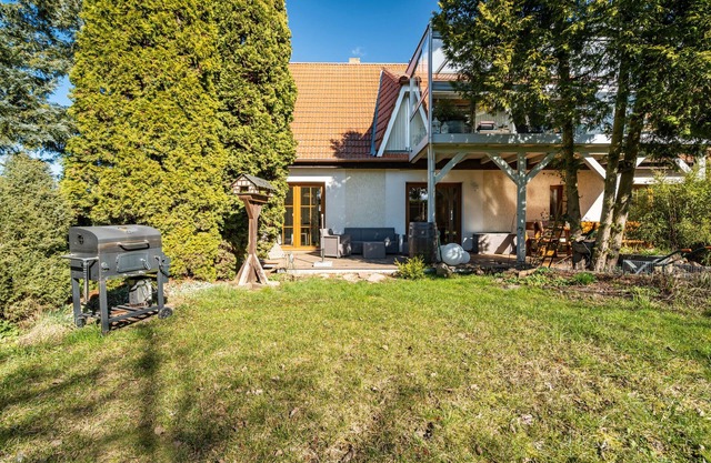 Appartement "Ferienwohnung Eichenhof" avec terrasse partagée, jardin privé et Wi-Fi