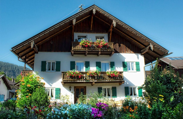 Appartement de vacances "Gästehaus Marianne" avec vue sur la montagne, terrasse partagée et Wi-Fi