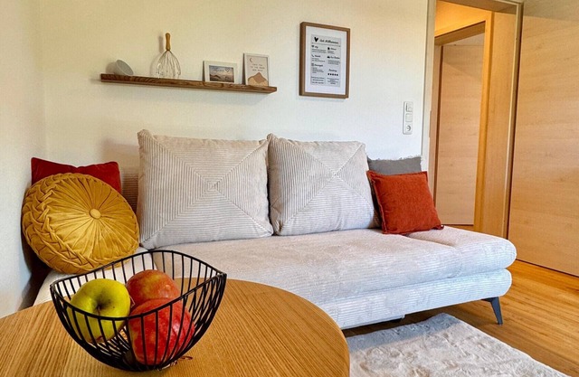 Appartement de vacances "Kathi‘s Allgäuliebe" avec vue sur les montagnes, terrasse privée et Wi-Fi