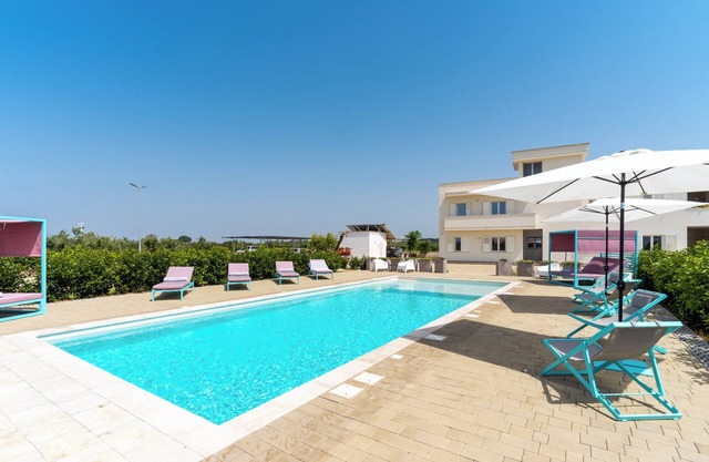 Appartement de vacances "Le Scuderie 3" avec piscine partagée, terrasse partagée et Wi-Fi