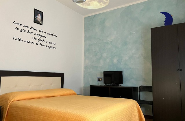 Appartement de vacances "Luna" avec vue sur mer, jardin partagé et Wi-Fi