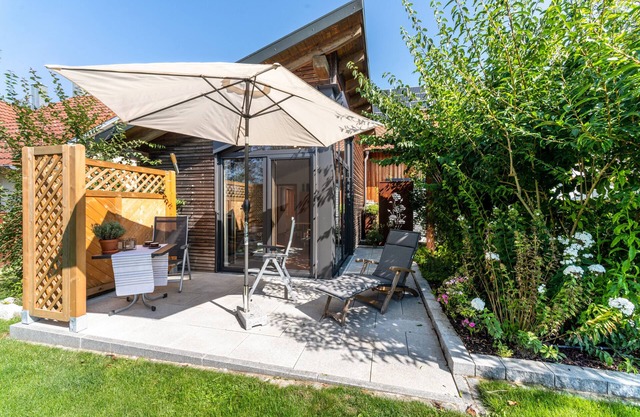 Appartement de vacances "Naturnahe" avec terrasse privée, jardin partagé et Wi-Fi