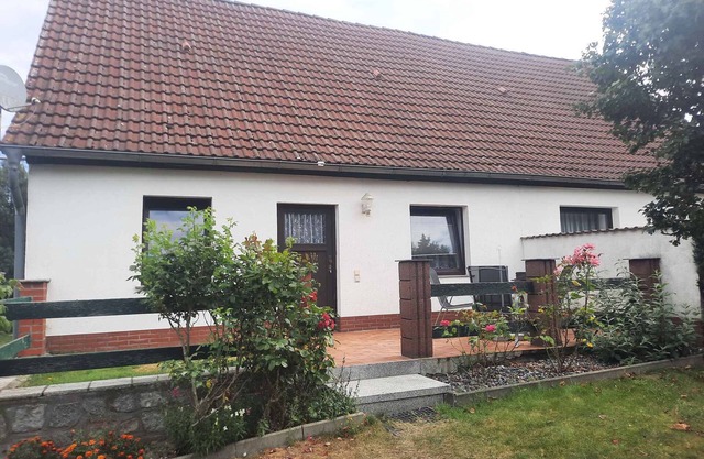 Appartement de vacances sur la belle île de Rügen avec une terrasse