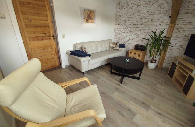 Appartement de vacances avec terrasse dans le jardin