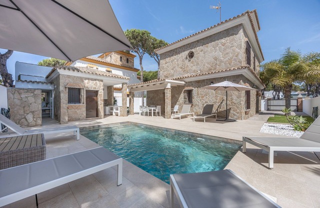 Maison de vacances 'Chalet Con Piscina' avec piscine privée, Wi-Fi et climatisation