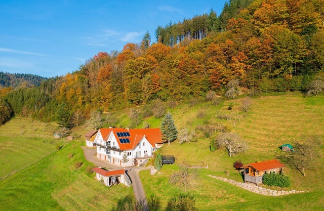 Location-Confort-Salle de bain privée séparée-Vue sur la campagne-Schwarzwald...