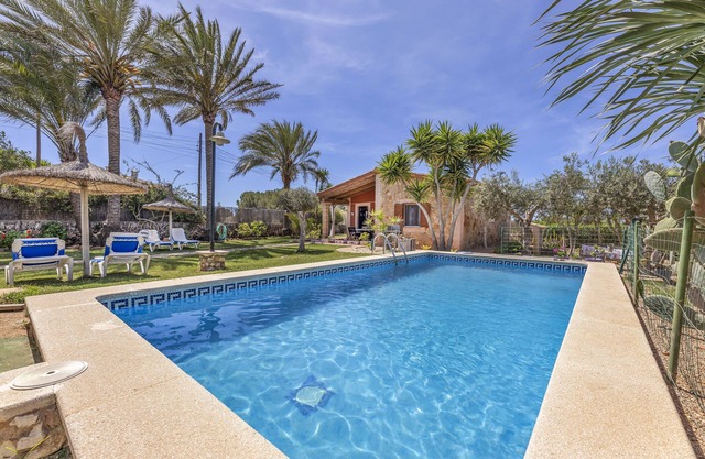 Maison de vacances 'Buganvilla Es Trenc' avec piscine privée, Wi-Fi et climatisation
