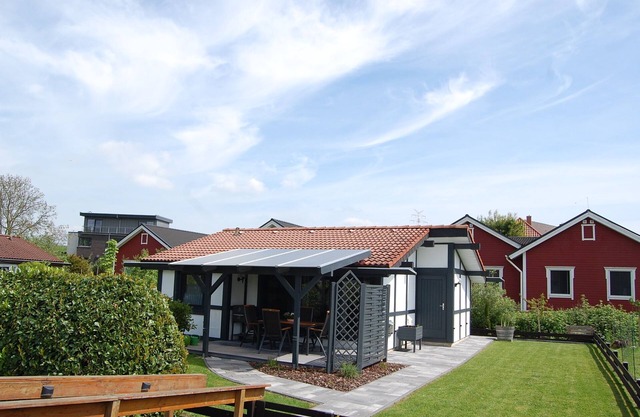 Maison de vacances 'Ferienhaus Elb-diek' avec terrasse privée, jardin privé et Wi-Fi