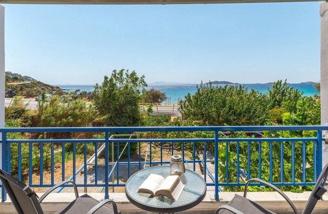 Maison de vacances '1b Kypri Seaview Perasma Studio' avec vue sur la mer, Wi-Fi et climatisation
