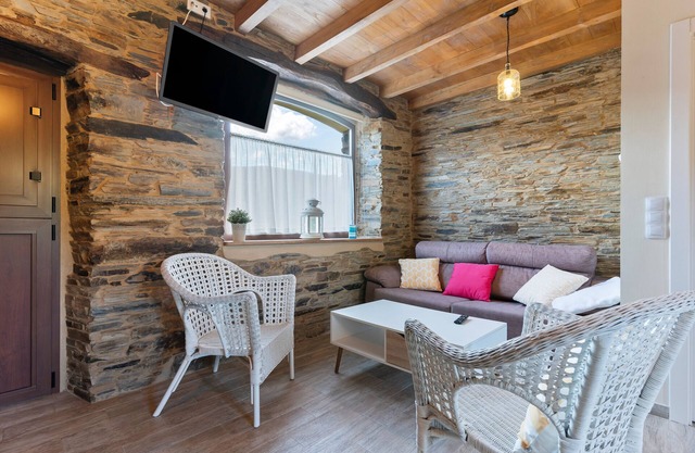 Casa de vacaciones 'A Corte' con vistas a la montaña, terraza compartida y jardín privado