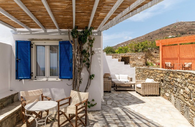 Maison de vacances 'Anemologio 301 Tinos' avec vue sur la mer, Wi-Fi et climatisation