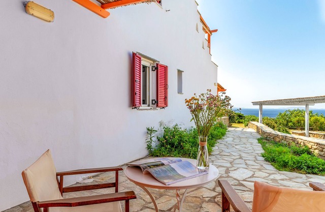 Maison de vacances 'Anemologio 204 Tinos' avec vue sur la mer, Wi-Fi et climatisation